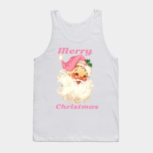 retro vintage pink santa claus Tank Top